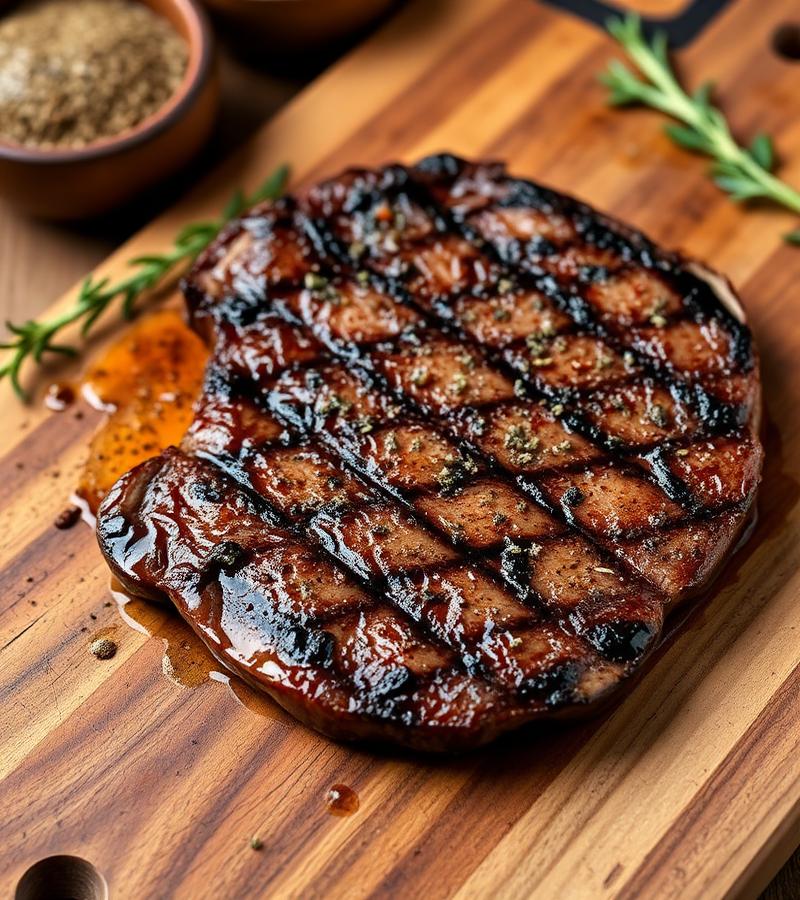 Perfectly grilled steak